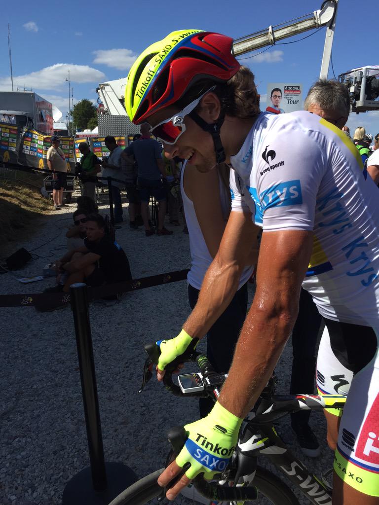 Green jersey for Sagan