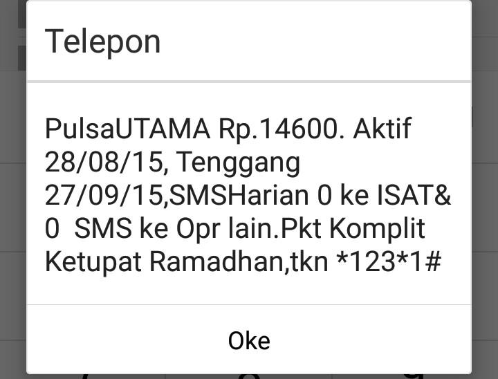 depiscesman's tweet photo. @indosatcare noh SS pulsa saya biar jelas kurang cukup ... http://t.co/v7dcBmX0RI