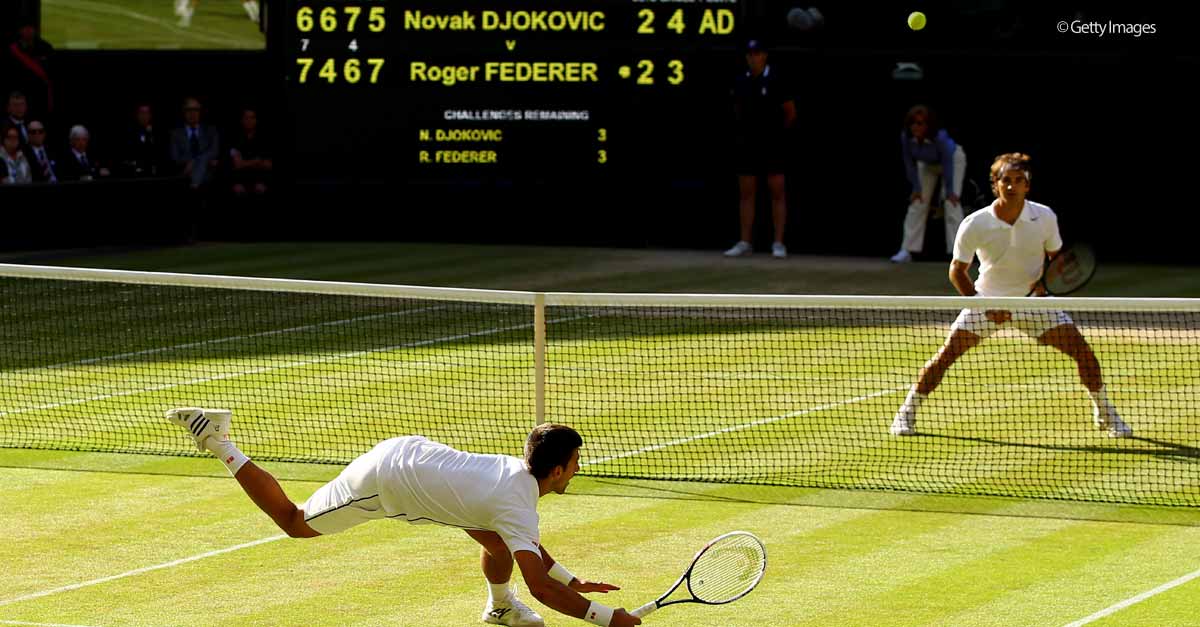 Tennis: finale Wimbledon Federer-Djokovic streaming Rojadirecta