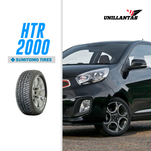 Si economizar es lo tuyo, la Sumitomo HTR 2000 ofrece calidad a precio accesible. Cotiza en unillantas.com.sv