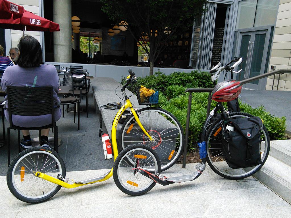 We love our #kickbikes We tie them up outside the saloon like in the old cowboy movies... Neigh! Neigh! #kickbike