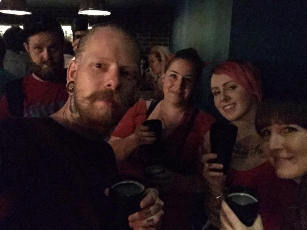 FrankRimer's tweet photo. #mildlycontroversial having a drink after a long enjoyable day doing #TGCC15 http://t.co/X9kyiv7x5I