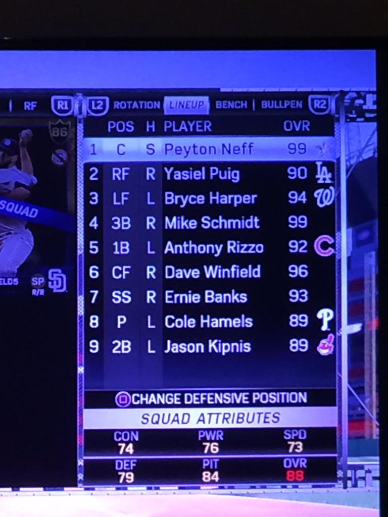 Reports_Sports's tweet photo. @MLBtheShow_Tips what should I do? I have 21k http://t.co/aktpYrMvQt