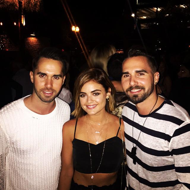 Lucy Hale en IG:\"Happy birthday to my favorites twins. I love you both more than you can imagine!  