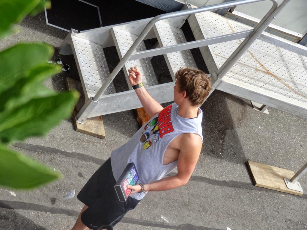 pineapluke's tweet photo. Remember when Ashton was a noodle... http://t.co/5aaVB8DOUB