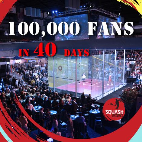 Squash_2020's tweet photo. Our Facebook page exceeded the 100k fans in less than 40 days .. Time to spread it on Twitter too. #Retweet http://t.co/w6RgGwYH41