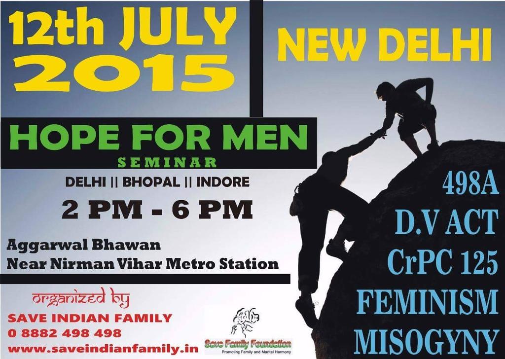 ssameer12067405's tweet image. @PMOIndia  @narendramodi @HMOIndia .."HAR OR SE ARHI PUKAR..PURUSH NHI SAHENGE AB ATYACHAAR"#scrap498a #hopeformen