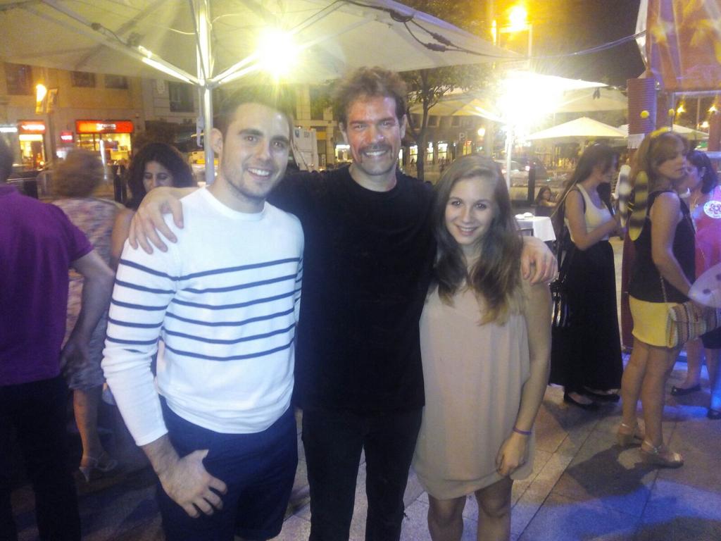 arevalotibu's tweet photo. @JuanDavilaActor  un gran crack !!! Nos hiciste pasar una gran noche. Nos vemos pronto :) http://t.co/73OjpsY7xW