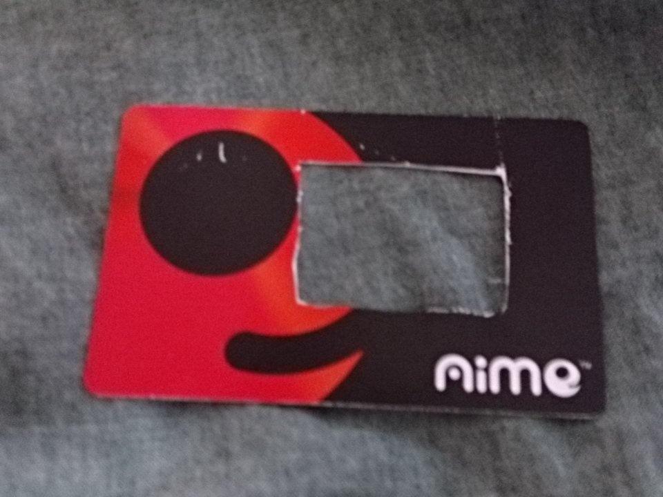 Aimeカードの穴空け加工終了!! E-passと違って内部構造が大分