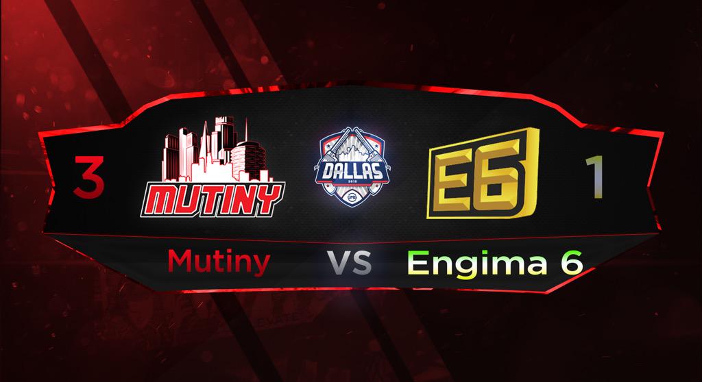 MutinyGG's tweet image. .@MutinyCOD takes the series 3-1 vs @Enigma6Group Pool Record 1-1 #UMGDallas40k #MutinyFAM
