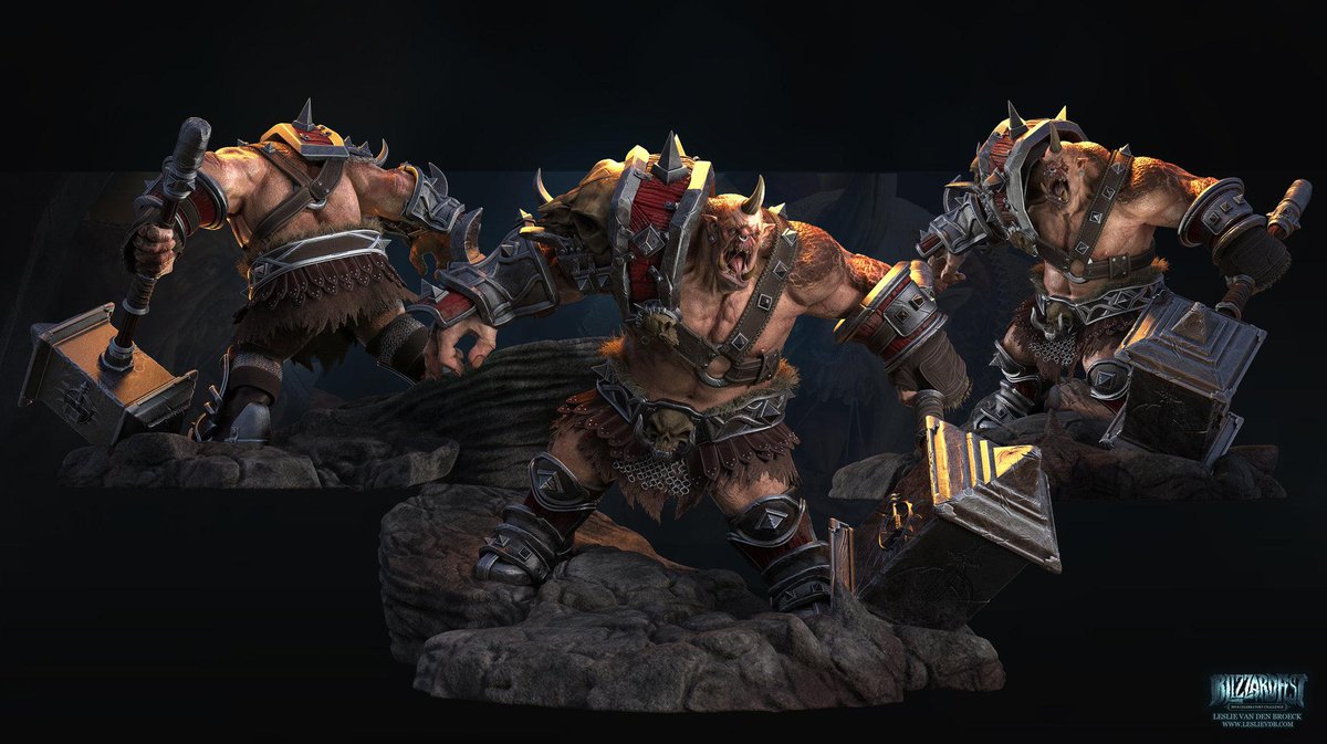 Ulkhror on Twitter: "#BlizzardFest #Ogre #3D model by #