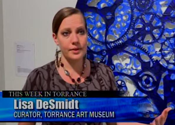 TorranceArt's tweet photo. #Curator #LisaDeSmidt chats w/ #TorranceCitiCable about #ForgettingTheFuture come by &amp; visit! http://t.co/Hwp6Xs9MAW http://t.co/yfyvXfLHFK