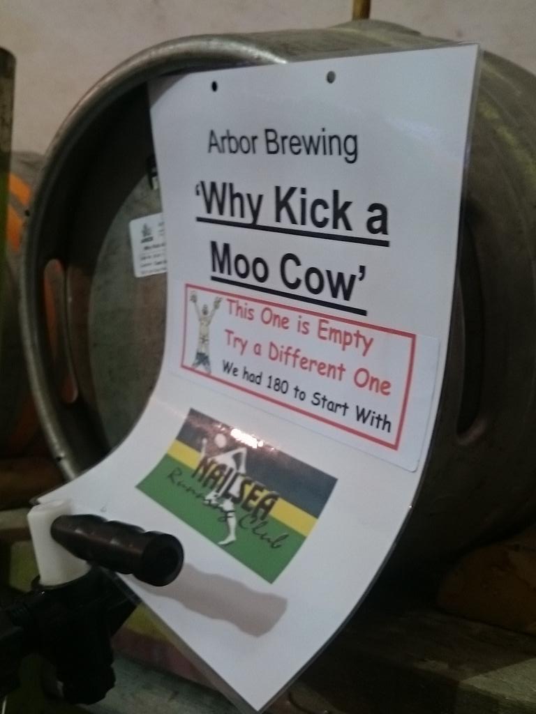 One of the ales gone sorry <a href="/NailseaRunning/">Nailsea Running Club</a> but the others going well 😀