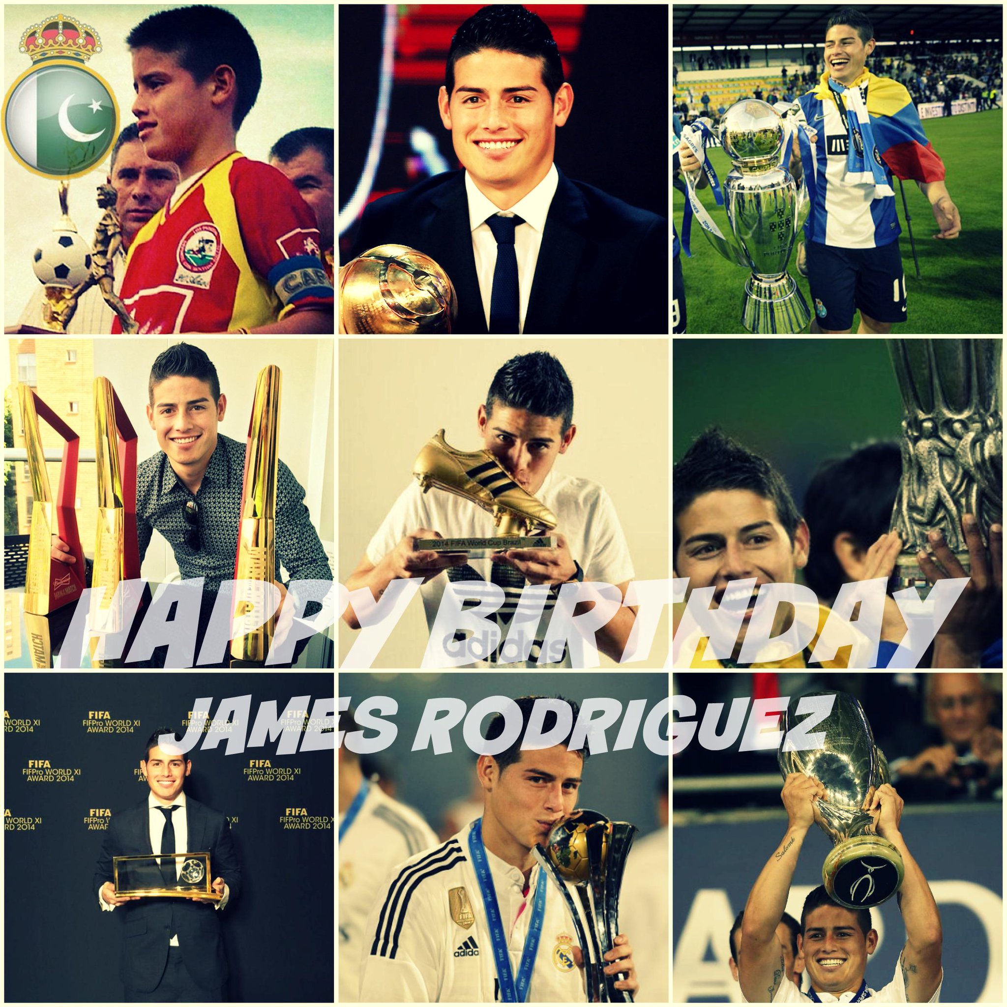 Happy Birthday to our Golden Boy James Rodriguez who is 24 years old now. 