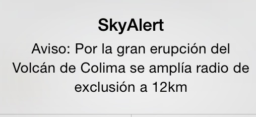 wendyanette's tweet photo. #VolcándeColima #ErupciónVolcánica http://t.co/OyLICjGyS3