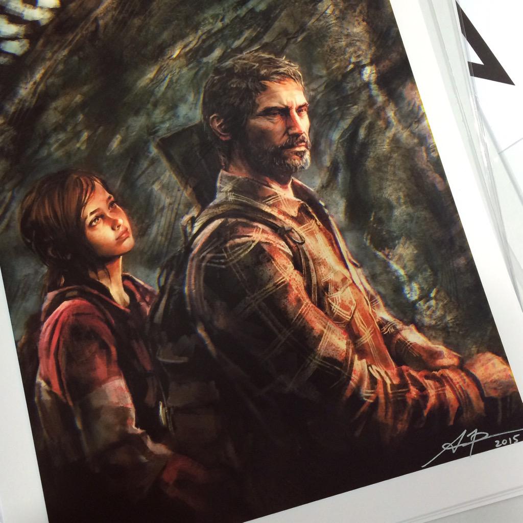 alicexz's tweet photo. Signed a few copies of my licensed The Last of Us print for Gallery Nucleus - available at Booth 2643! #SDCC15 http://t.co/tWuNsivfzP
