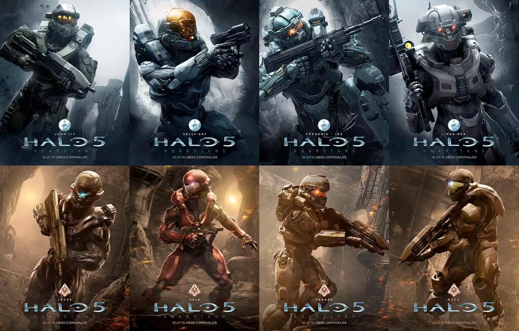 Jaay Frosty på Twitter: "Halo 5 Blue Red team posters! http://t.co/ko89bWRRIp" / Twitter