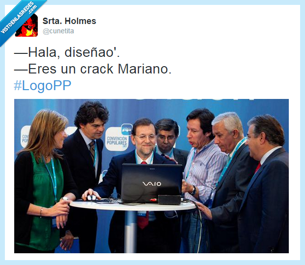 Nuevo logo del PP se creó así Por <a href="/cunetita/">Ms. Holmes</a> vistoenlasredes.com/twitter/nuevo-…