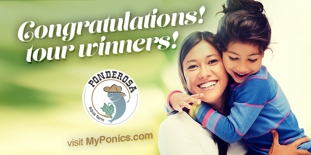 MyPonics's tweet image. Congratulations to all 8 winners of our premier #Aquaponic farm tour! Names at on.fb.me/1HVHXBT