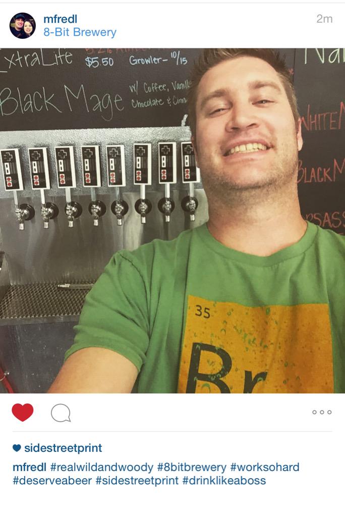 sidestreetprint's tweet photo. Best way to spend a Saturday. Brewery Crawling. #8bitbrewery #Beer #CraftBeer #local http://t.co/PARAdsIINv