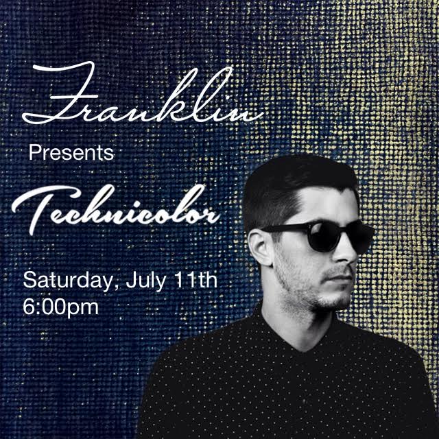 DjTechnicolor's tweet image. Providing vibes @DelanoVegas tonight, 6pm. 
#FranklinatDelano
#Franklin
#aaroncolbertent