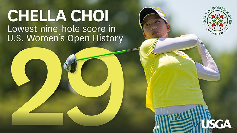 usopengolf's tweet photo. Chella Choi was busy making history today at the #USWomensOpen. http://t.co/3xUd8m6VDQ