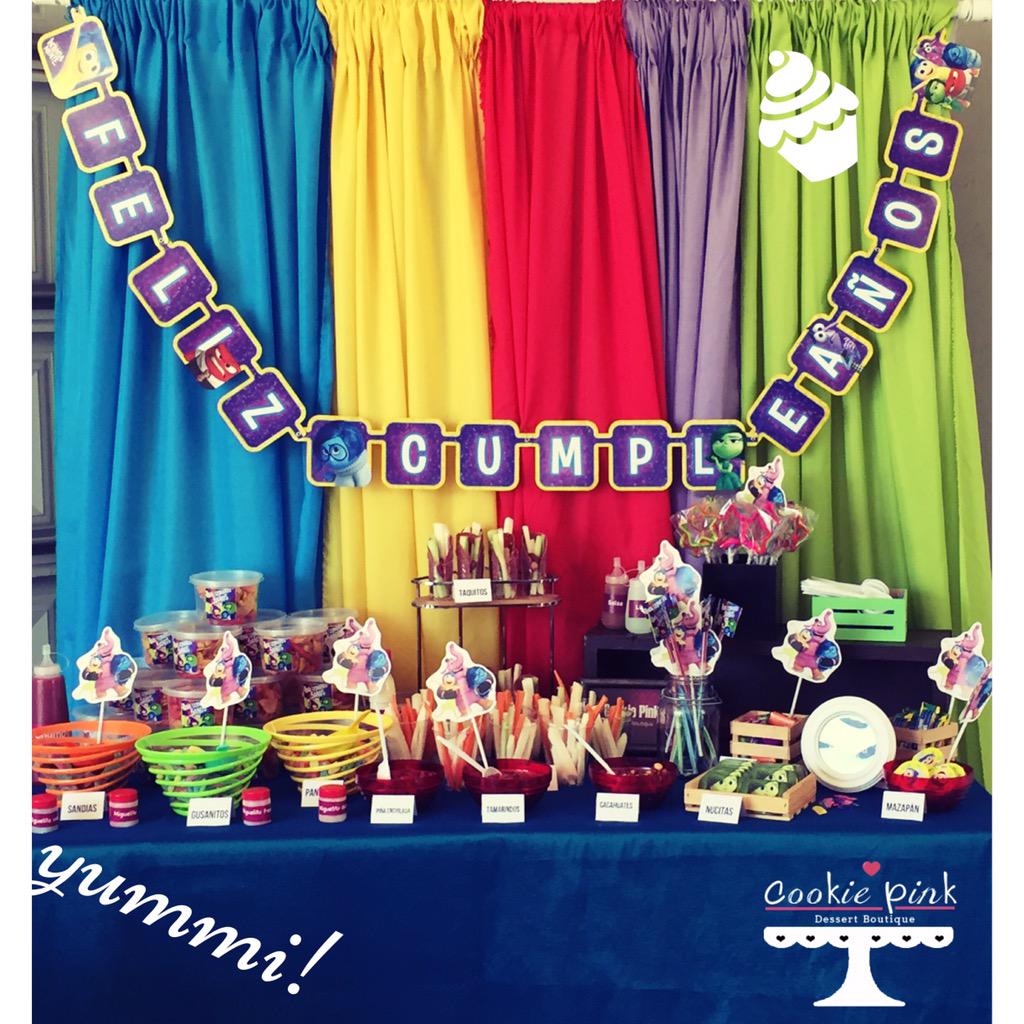 cookiepink2015's tweet photo. mesa de dulces y salados de la película #Intensamente  #Dulce  #salado #candybar  #Saltillo http://t.co/Ynq0afONdC
