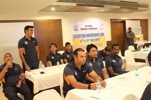 IndianFootball's tweet photo. #BacktheBlue #Indianfootball #Scoutingworkshop #AIFF A legend as a Player -- now an AIFF Scout. http://t.co/Lc5CdgyedD