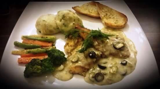 art_blend's tweet photo. All New Weekend Specials- Pan Fried Fish with Lemon Butter Sauce http://t.co/QForHqFKHK