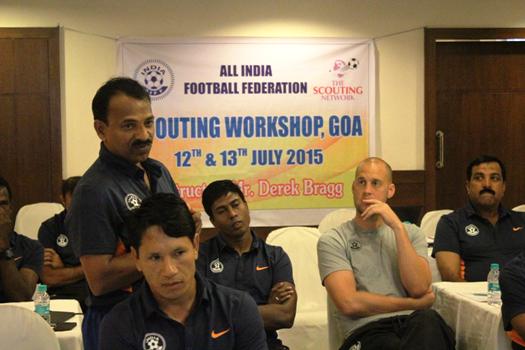 IndianFootball's tweet photo. #BacktheBlue #Indianfootball #Scoutingworkshop #AIFF Scouts are the eyes of the Coach http://t.co/zjGLJ2cu12