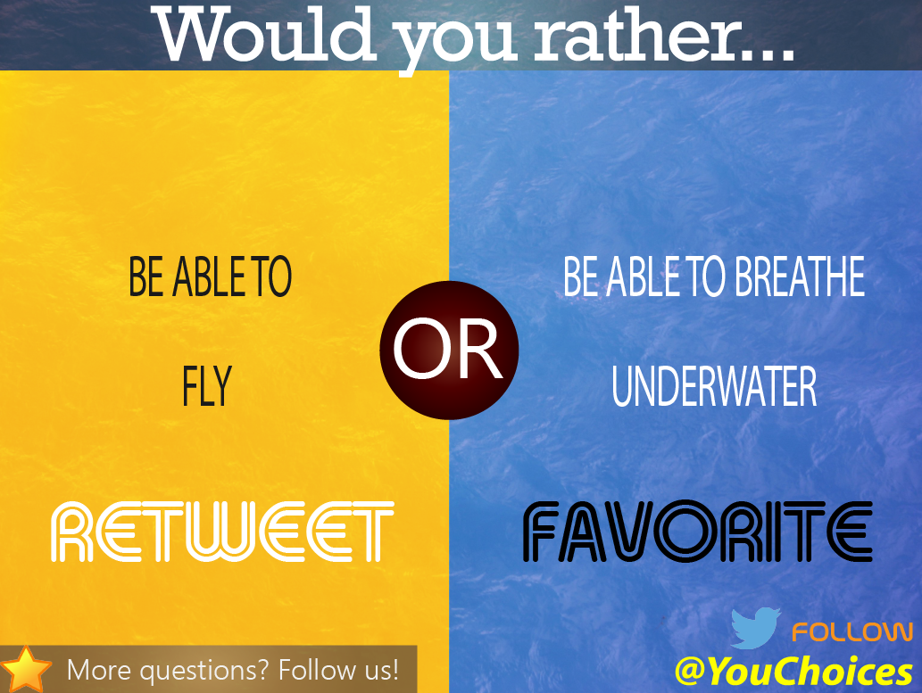 YouChoices's tweet image. Fly or breathe?
