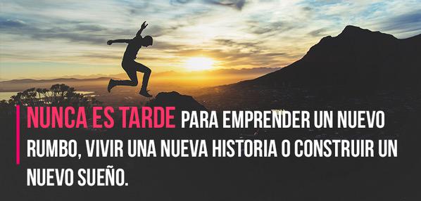Nunca es tarde.....