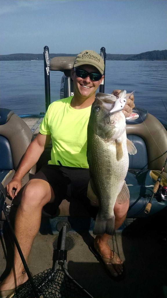 Profound Outdoors General Manager Justin Atkins with a beast today on the Randy Haynes Z Boss 20.