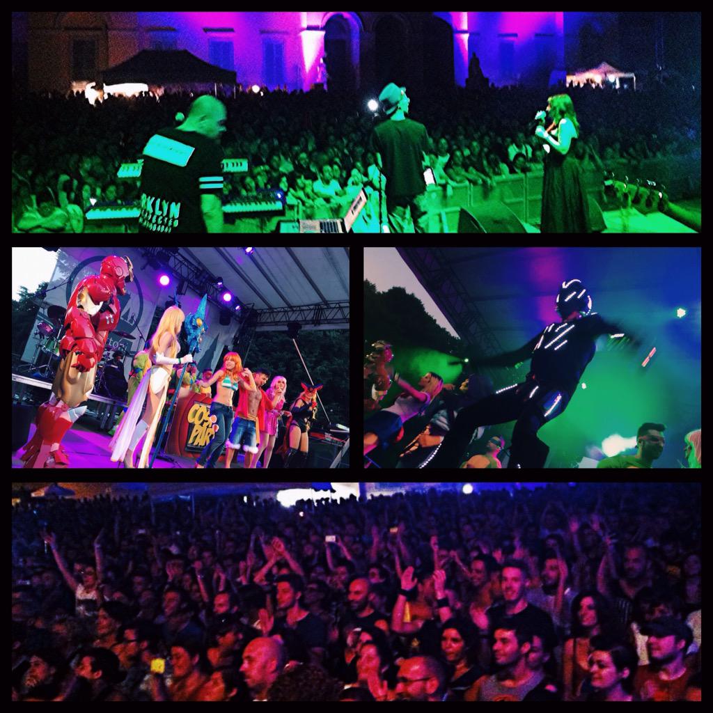 Shining_prod's tweet photo. SOLD OUT @CristinaDAvena_ &amp; @GemBoy_Official @ParcoTittoni Grazie a tutti. @nosnopevents @LiveMusicClub http://t.co/RCqnA20s7k