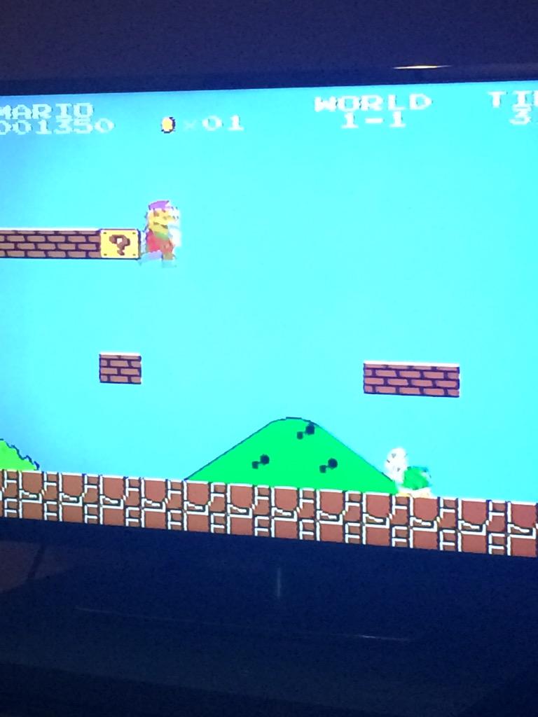 hellomikeb's tweet photo. Old school video games tonight. @IronCrowulti http://t.co/xKGL5KSDfY