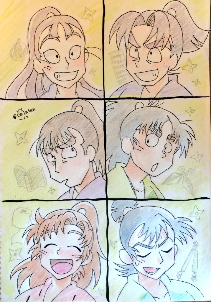 #nin_draw
遅刻参加失礼します〜
1時間で六人は無理やて…_:('ཀ`」 ∠):_ …(※3回描き直した) 