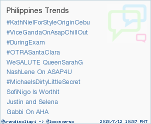 TeamInigoSofia's tweet photo. “@trendinaliaPI: Trend Alert: 'SofiNigo Is WorthIt'. More trends at http://t.co/IGxUDsuYef #trndnl http://t.co/SclUPpKADp”