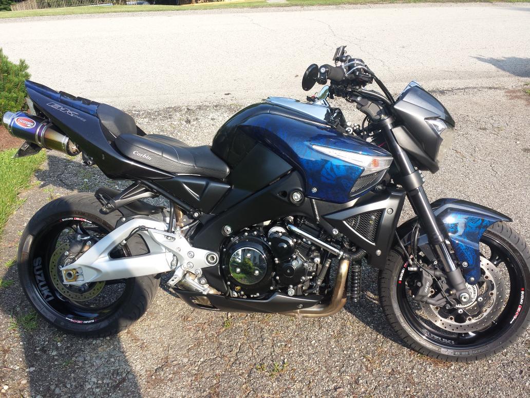 Precisionhydro's tweet image. Finished up painting my motorcycle today. @suzuki2wheelers @MotorcyclistMag @MotorcycleCom @m