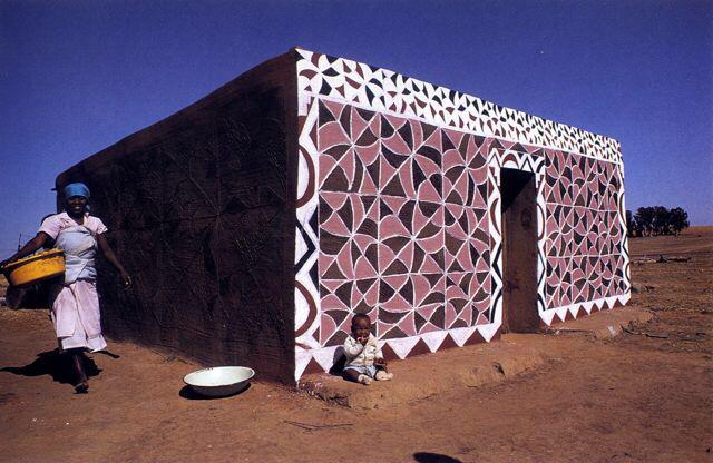 S U N U On Twitter Quot Homes Painted By Basotho Women From