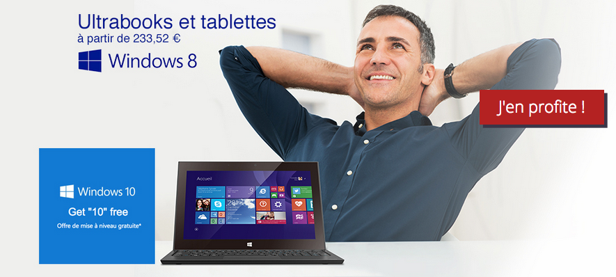 WelcomeInformat's tweet image. Ultrabooks et tablettes à partir de 233,52 €