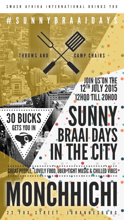 Yfm's tweet image. You sooo can’t miss out on #SunnyBraaiDays in the heart of JHB -&amp;gt; on.fb.me/1ILyuOe .. Come through!