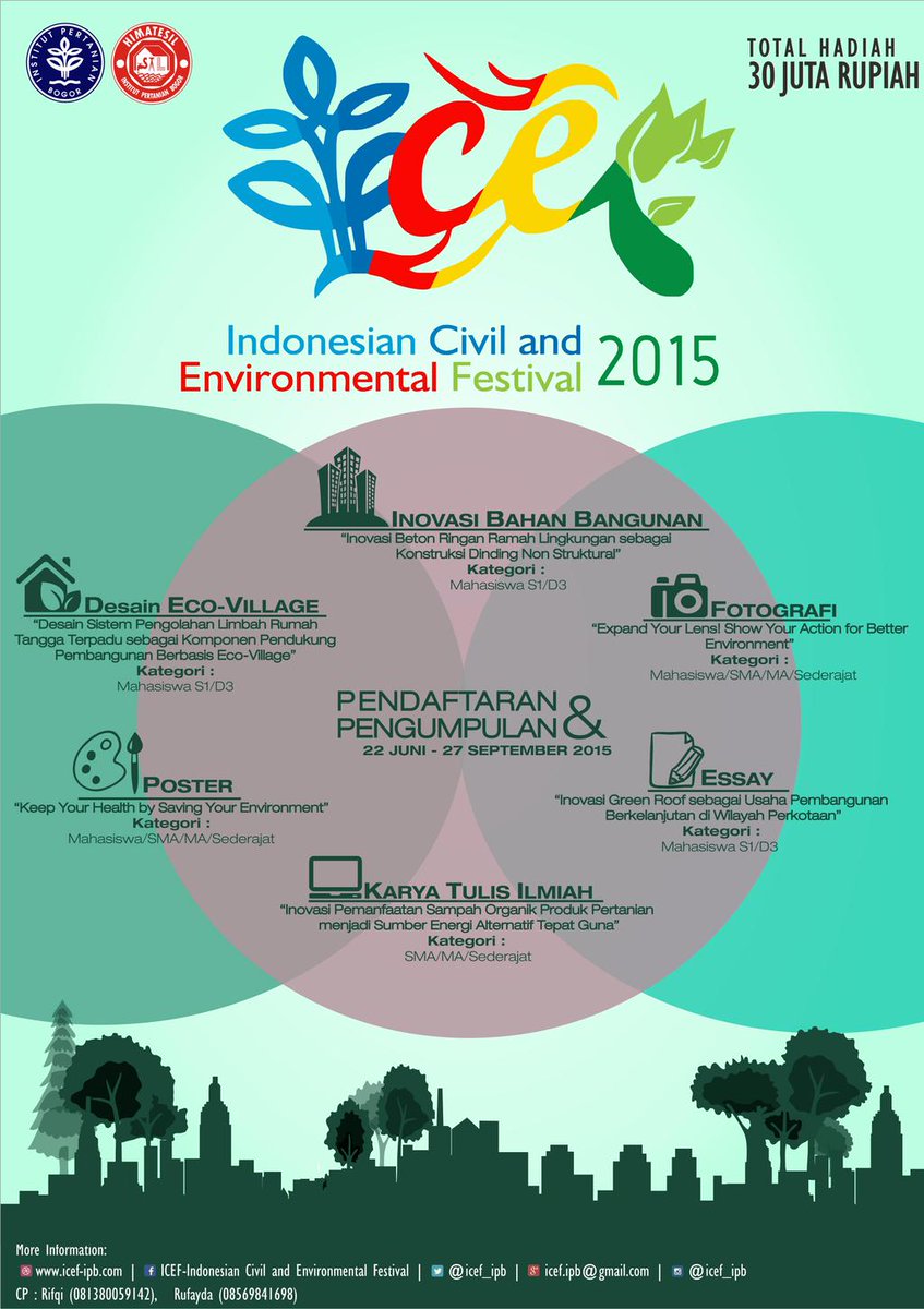 <a href="/Forkom_Malang/">Forkom FM Malang</a> Ayo tunjukkan potensi &amp; karyamu dg mengikuti lomba ICEF 2015 Klik icef-ipb.com  #icef2015