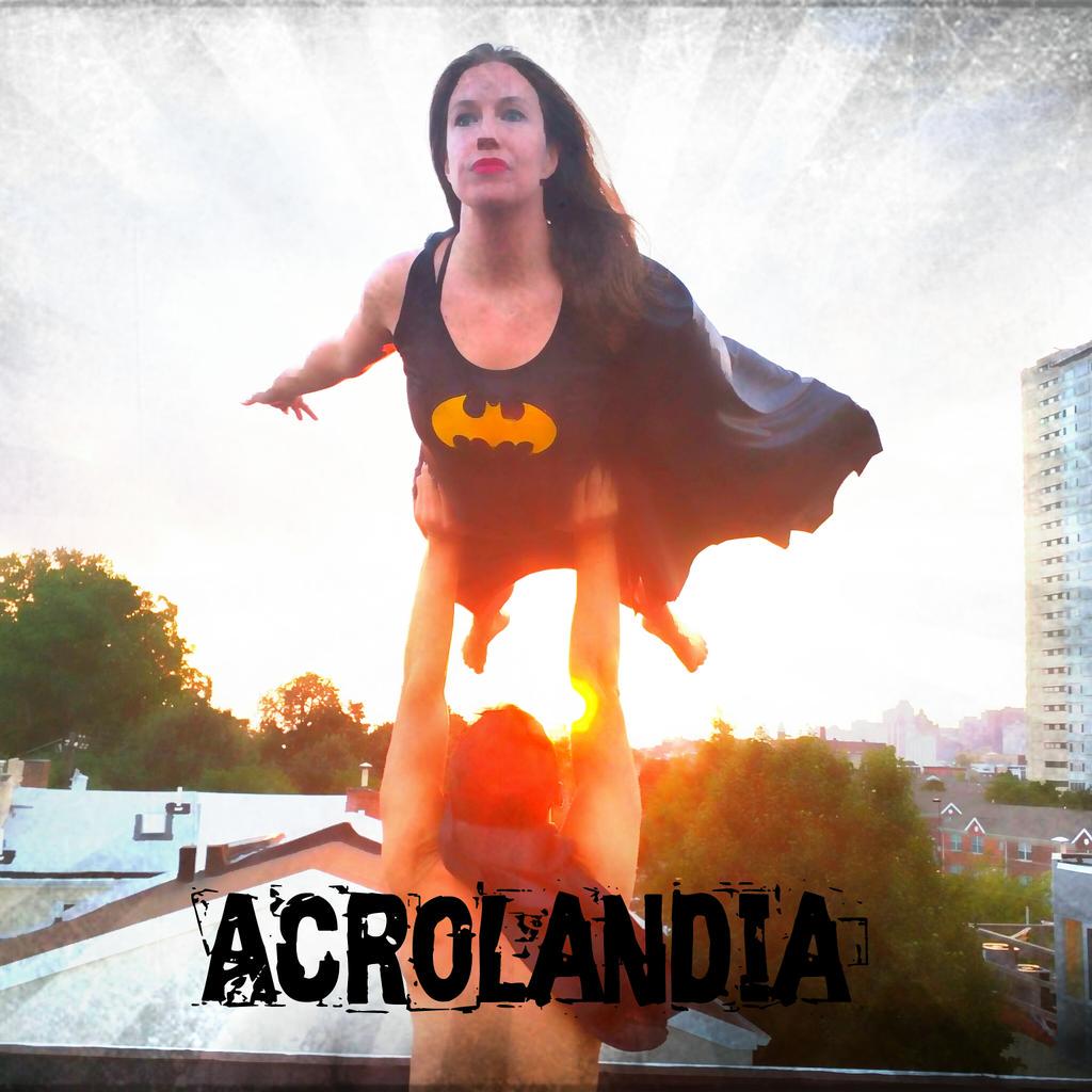 Acroeverywhere's tweet photo. It's not just about Batman. BatGirl flies again! #Acroeverywhere #acrolandia @omacroyoga @DCComics @Comic_Con http://t.co/GG7UBTwBxb