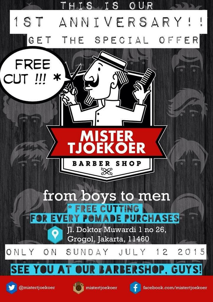 nsane11's tweet photo. Happy 1st Anniversary @MisterTjoekoer .. Inovasi dan kreasi jgn berhenti. SUKSES Menanti! :) #HBDMisterTjoekoer http://t.co/mp7fzaoWnn