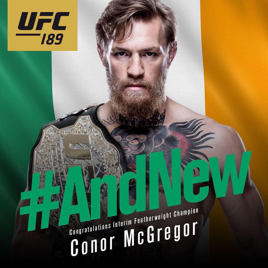 MMALatestNws's tweet photo. AND NEW!! #UFC189 http://t.co/1QTQxHRbHW