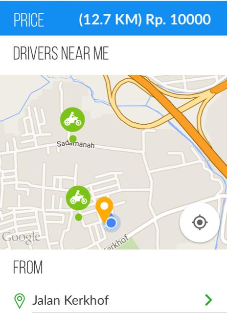 eriyp's tweet photo. @gojekindonesia ada driver di sekitar tp tdk bisa order, 😭 http://t.co/kra9SdZnAW
