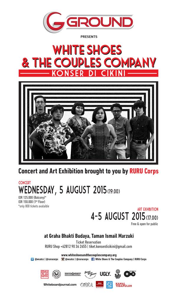 White Shoes &amp; The Couples Company : Konser di Cikini | Info: ow.ly/Puxwc