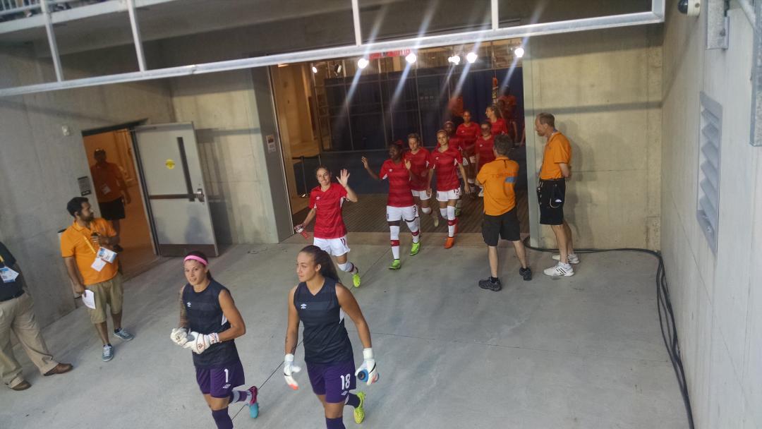 tanniiaaa's tweet photo. Team Canada!! Another great Game @TO2015 http://t.co/m2WmSeqgZj