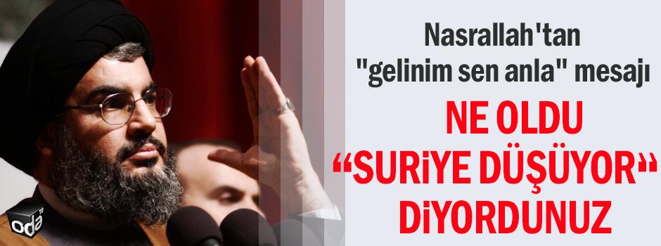 odatv's tweet photo. Nasrallah'tan "gelinim sen anla" mesajı: Ne oldu "Suriye düşüyor" diyordunuz http://t.co/DkC5O8YKtM http://t.co/Ix7Yav7Sr5