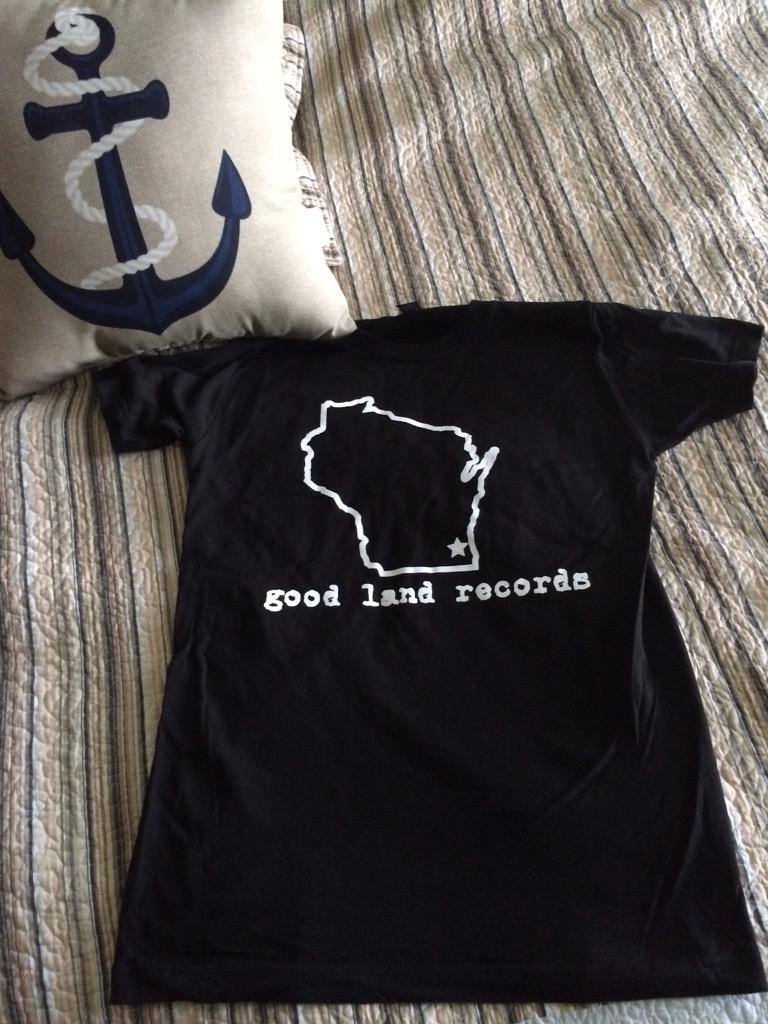 GoodLandRecords's tweet photo. Classic Black T-shirts up for sale at http://t.co/Al3Axpt7fZ go check that and much more! #goodlandrecords #vinyl http://t.co/Yz72iWP0wI